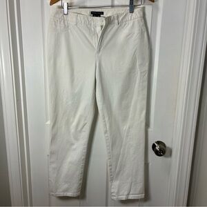 Peace of Cloth Women White Trousers pants Size 6
